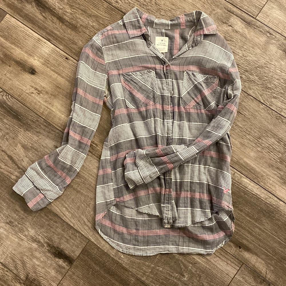 Am Eagle vintage bf button up